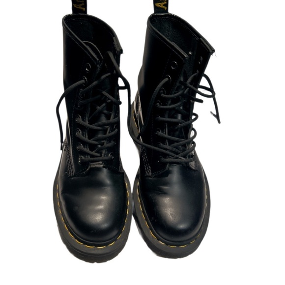 Dr. Martens 1460 Bex Black Smooth Leather Combat Boots | Size 5 - Picture 2 of 7